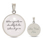 Believe in Yourself Engraved Necklace
