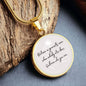 Believe in Yourself Engraved Necklace