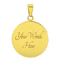 Believe in Yourself Engraved Necklace