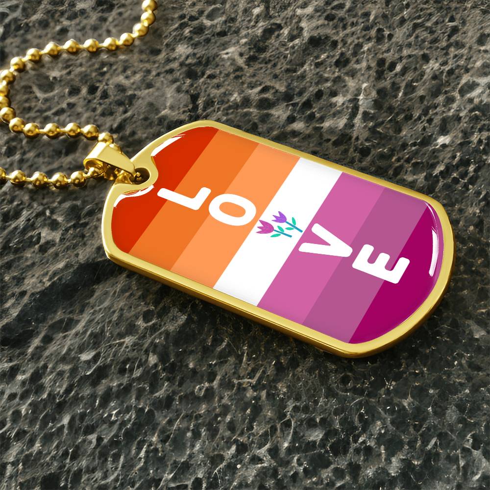 WLW Love - Military Necklace Tag