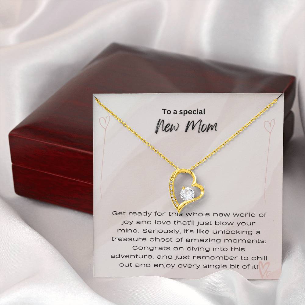 To a New Mom - Forever Love Necklace