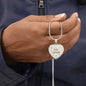 I'm Enough - Engraved Heart Necklace