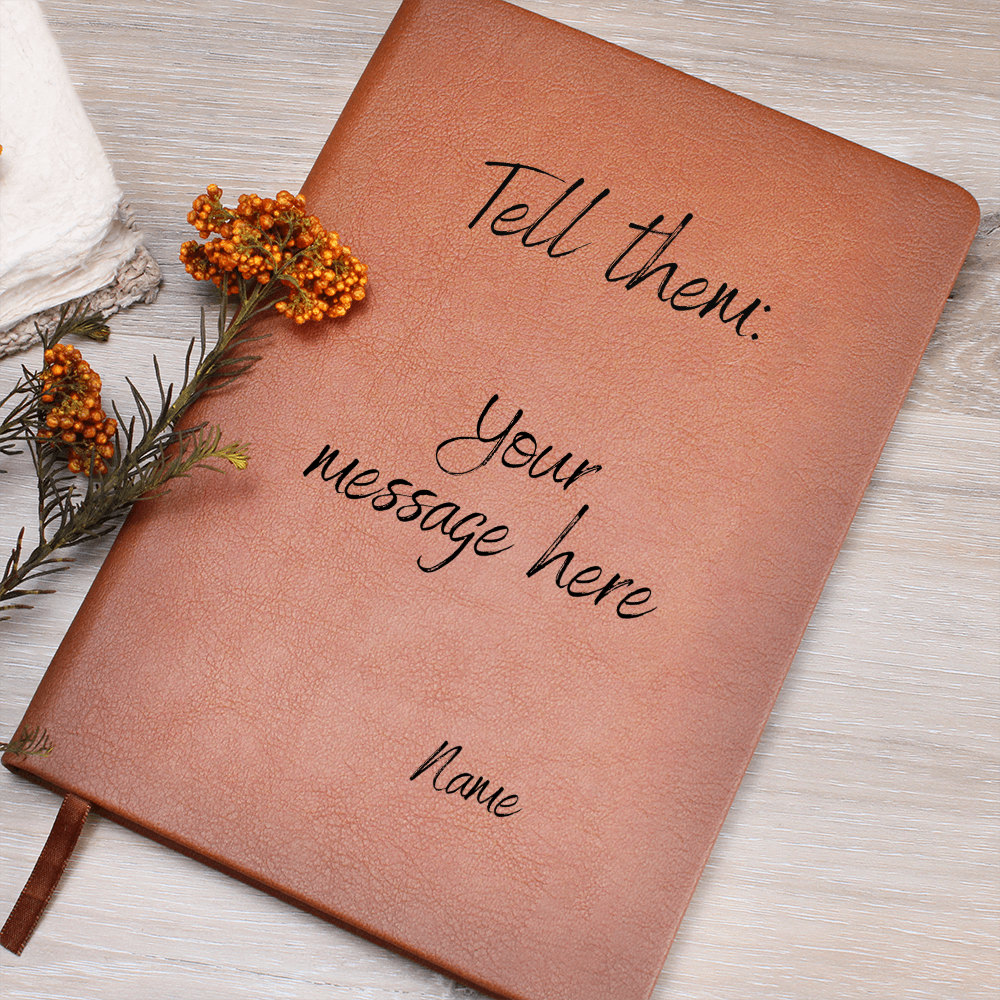 Personalized your own message Journal
