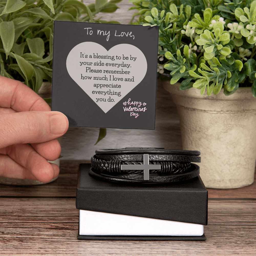 You're a Blessing - Men's Cross Bracelet