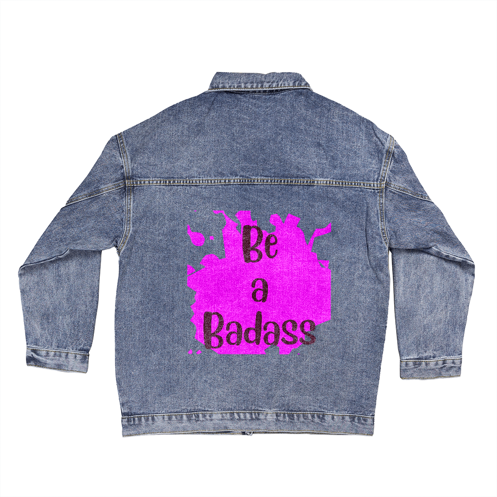 Be a Badass - Oversize Demin Jacket