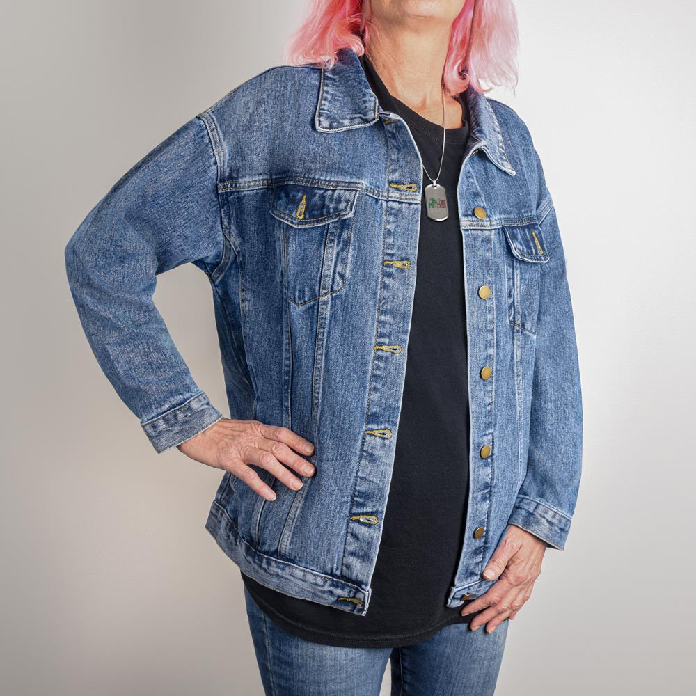 Be a Badass - Oversize Demin Jacket