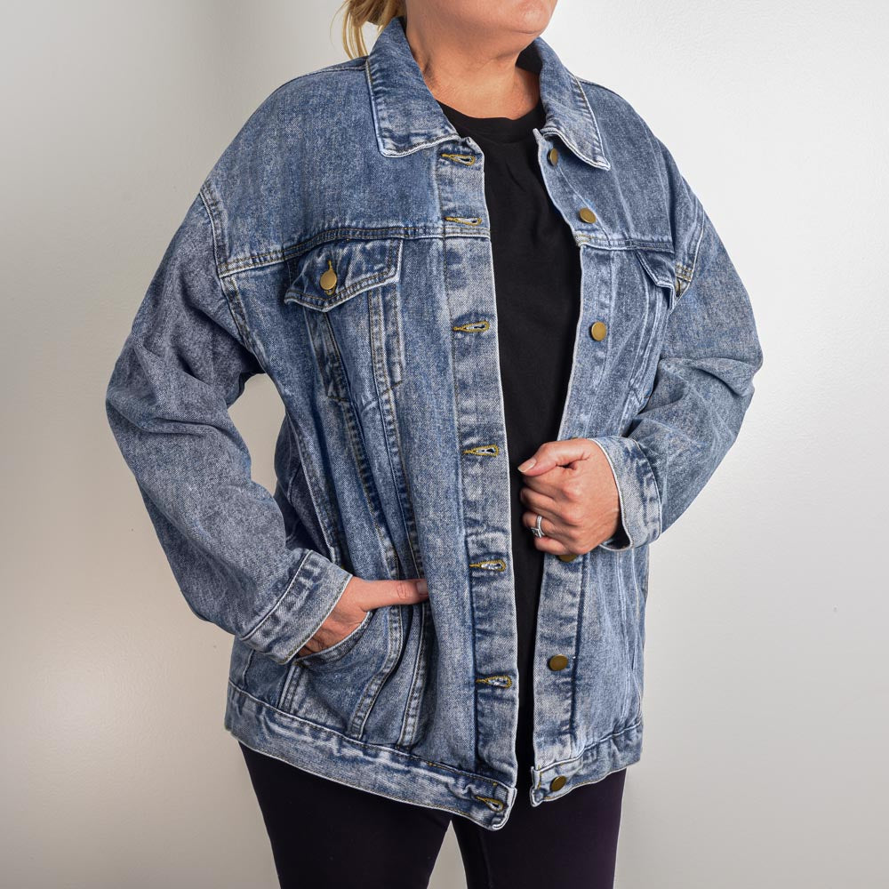 Be a Badass - Oversize Demin Jacket