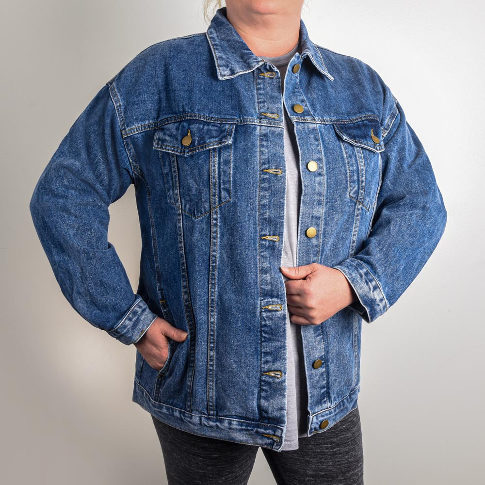 Be a Badass - Oversize Demin Jacket