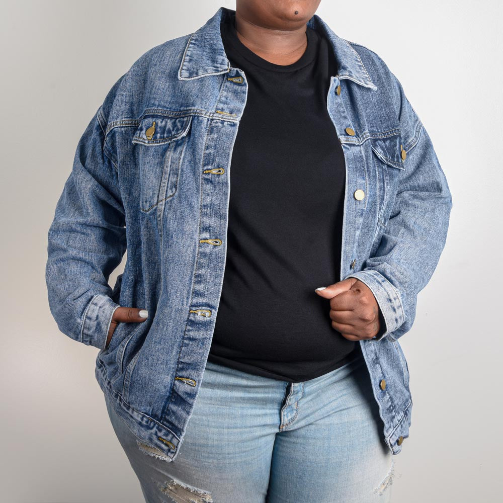 Be a Badass - Oversize Demin Jacket
