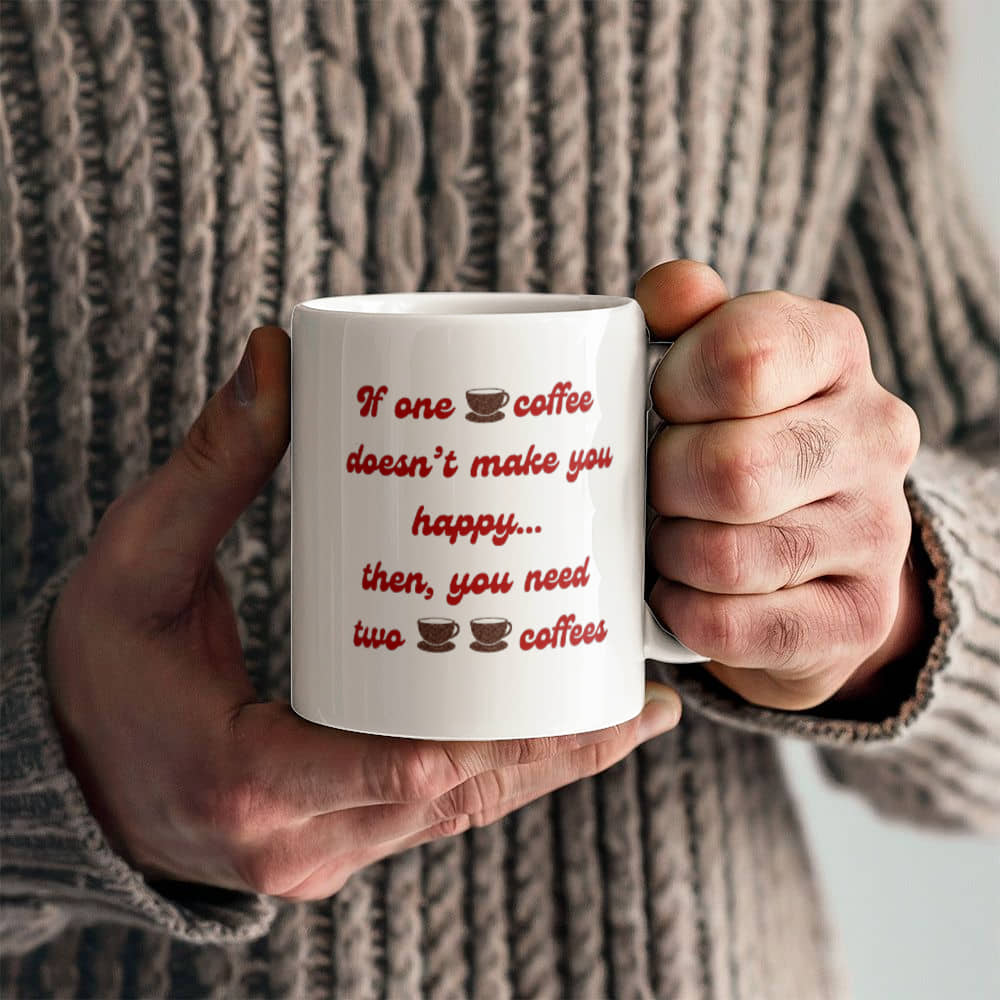 One coffee - Ceramic Mug 11 oz
