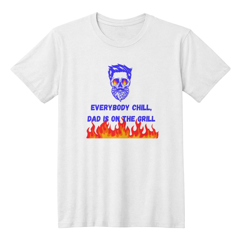 Dad is on the grill - Unisex T-shirt