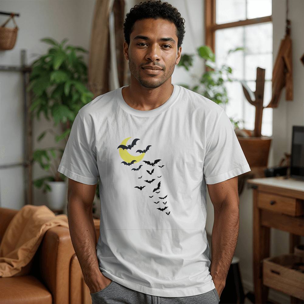 Bats and the moon - Unisex T-shirt!