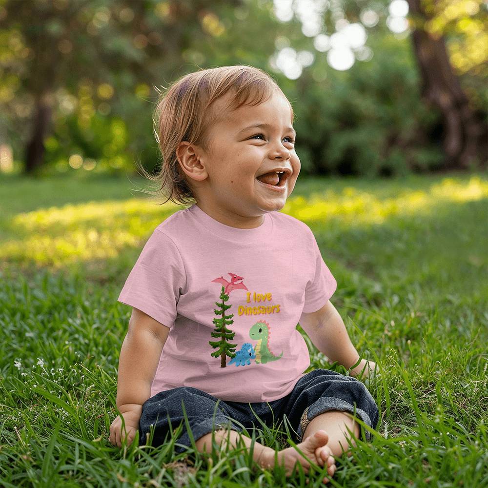 Love Dinosaurs - Baby Jersey Tee