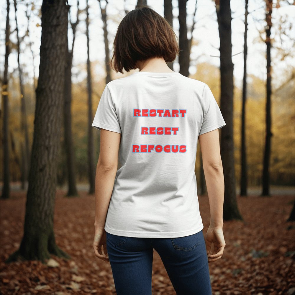 Restart - Reset - Refocus Unisex T-shirt