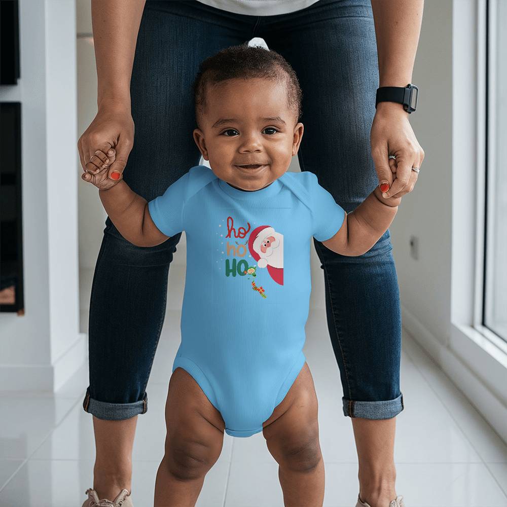 Santa sneak peek - Christmas Short Sleeve Bodysuit