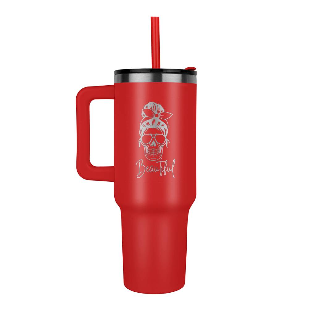 Beautiful Laser Engraved Tumbler