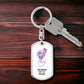 Love whoever you want Keychain
