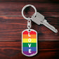 LGTBQ Love Keychain