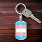 Trans Love Keychain