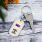 Non binary Love is Love Keychain