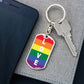 LGTBQ Love Keychain