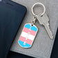 Trans Love Keychain