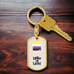 Non binary Love is Love Keychain