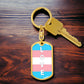 Trans Love Keychain