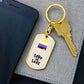 Non binary Love is Love Keychain