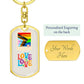 Love is Love Keychain