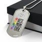 To My Mum - Best Mum Ever! Military Tag Pendant.