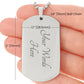 WLW Love -  Military Necklace Tag