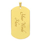 WLW Love -  Military Necklace Tag