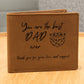Graphic Leather Wallet for Dad