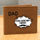 Graphic Leather Wallet for Dad - My Hero