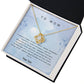 To My Mom from Son - Love Knot Necklace!