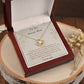 To My Bonus Mom - Love Knot Necklace!
