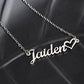 I'll always Love you - Personalized Heart Name Necklace