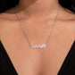 To My Fur Mom - Paw Print Name Necklace!