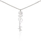 Embrace who you are - Birth Flower Name Necklace