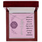Embrace who you are - Birth Flower Name Necklace