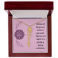 Embrace who you are - Birth Flower Name Necklace