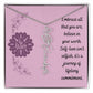 Embrace who you are - Birth Flower Name Necklace