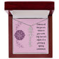 Embrace who you are - Birth Flower Name Necklace
