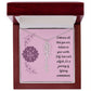 Embrace who you are - Birth Flower Name Necklace