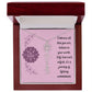 Embrace who you are - Birth Flower Name Necklace