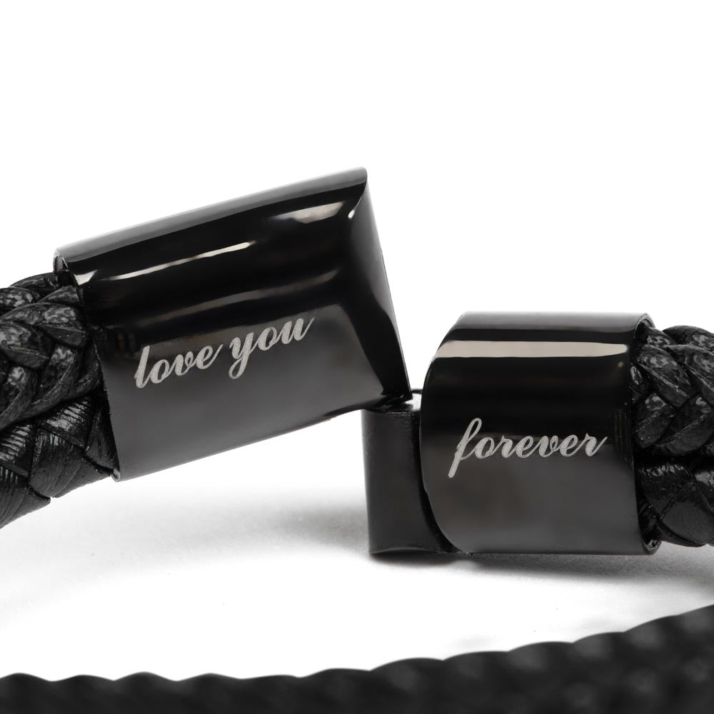 Engraved Love You Forever Bracelet