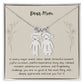 To My Dear Mom - Engraved Kids Charm Necklace!