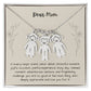To My Dear Mom - Engraved Kids Charm Necklace!