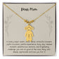 To My Dear Mom - Engraved Kids Charm Necklace!